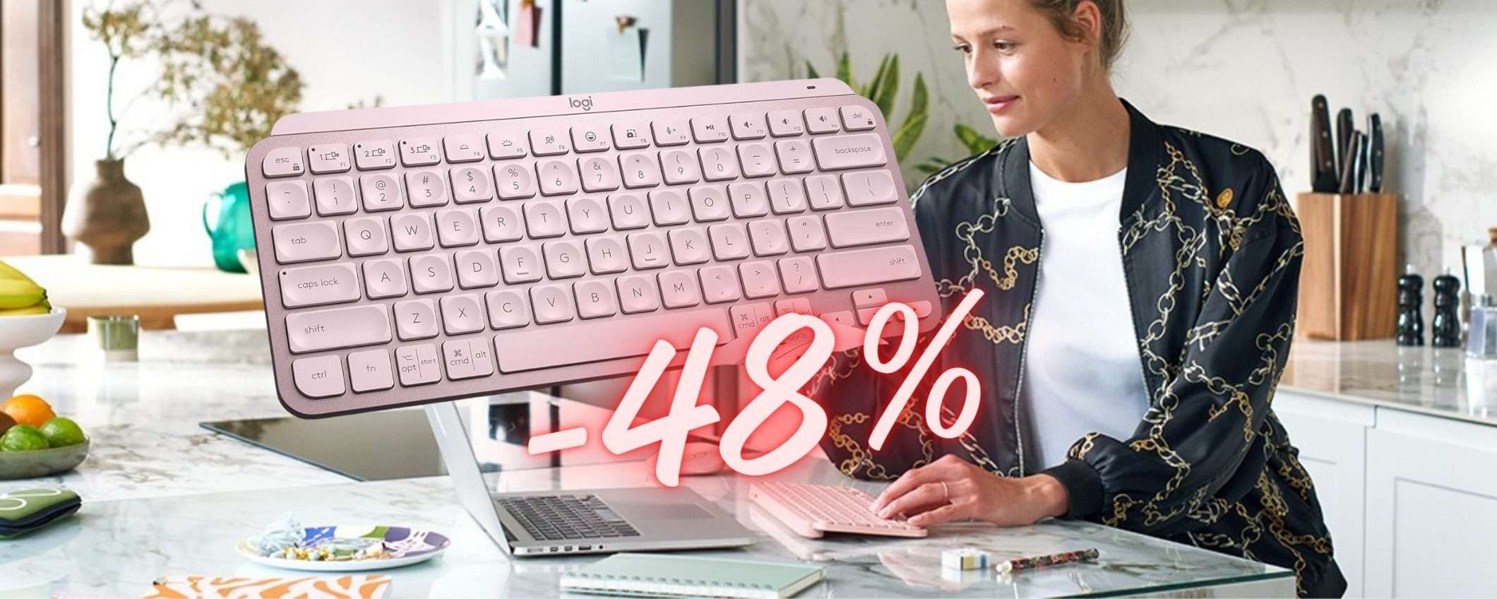 Logitech MX Keys: la MIGLIORE mini tastiera wireless a PREZZO HOT (-48%) Logitech MX Keys: la MIGLIORE mini tastiera wireless a PREZZO HOT (-48%)