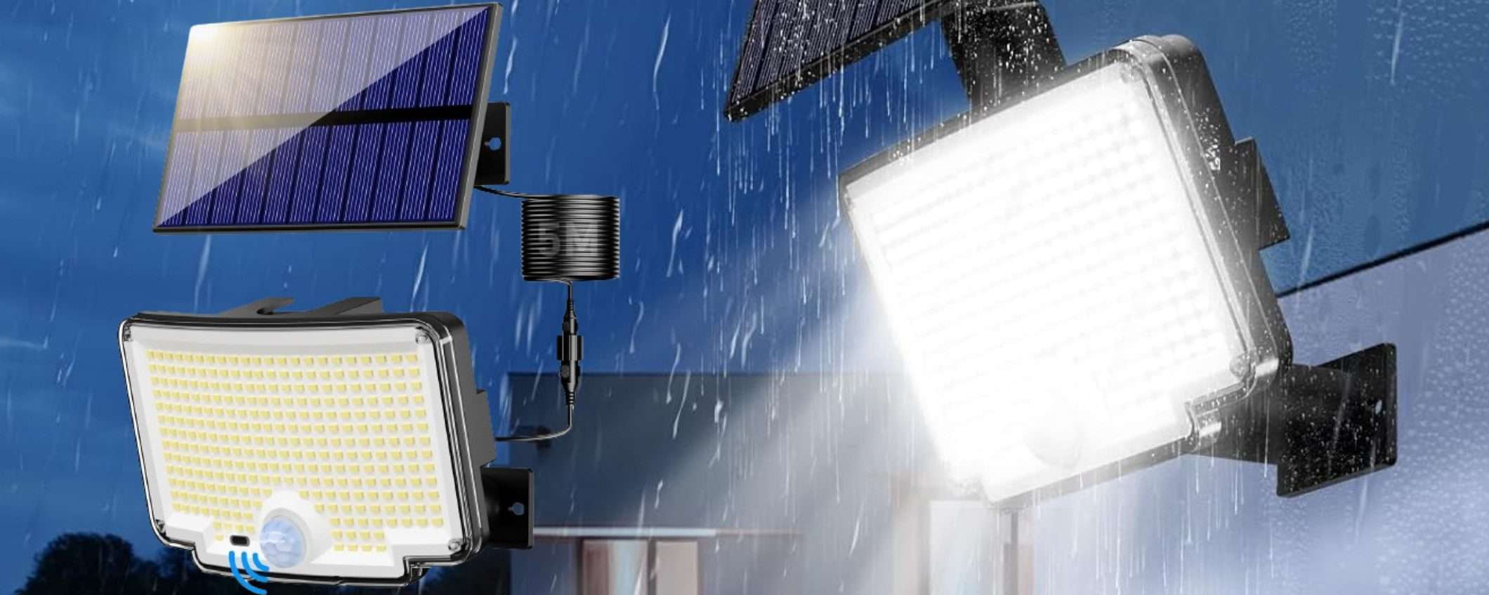 Luce solare con 310 LED ad alte prestazioni: ILLUMINA a GIORNO con 13€ Luce solare con 310 LED ad alte prestazioni: ILLUMINA a GIORNO con 13€