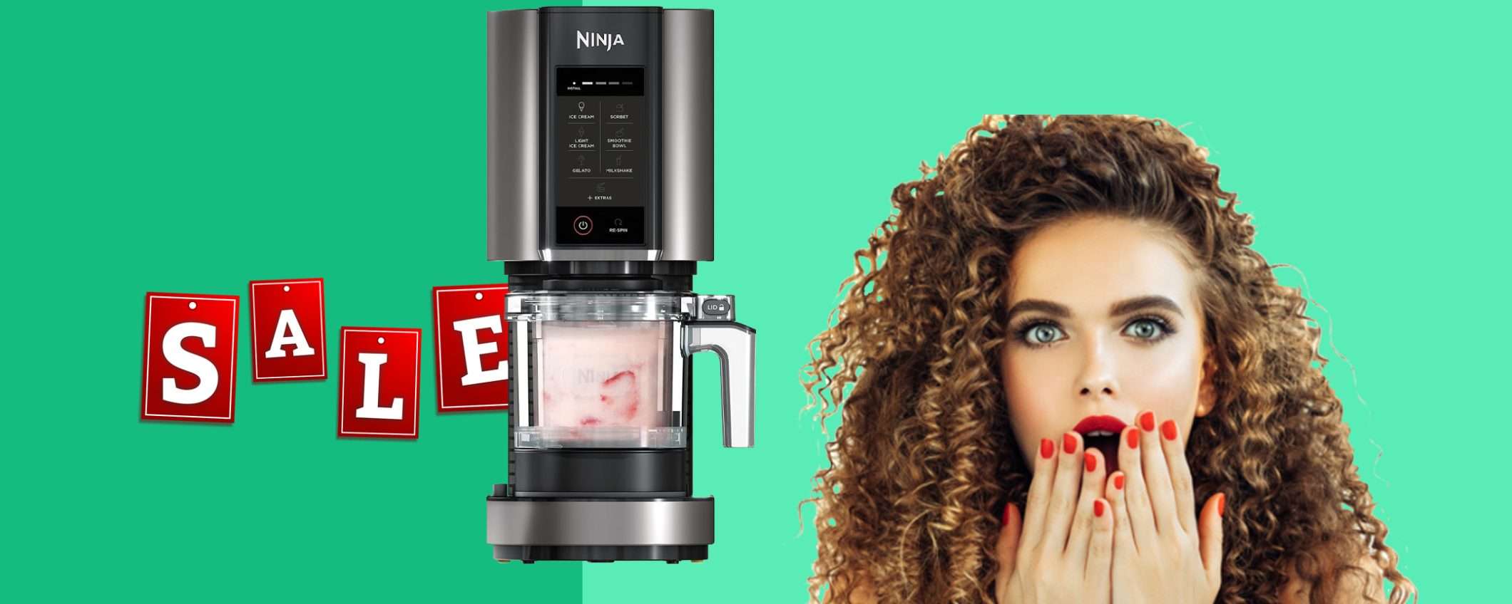 Macchina per gelati a 7 programmi Ninja CREAMi al prezzo TOP! Macchina per gelati a 7 programmi Ninja CREAMi al prezzo TOP!