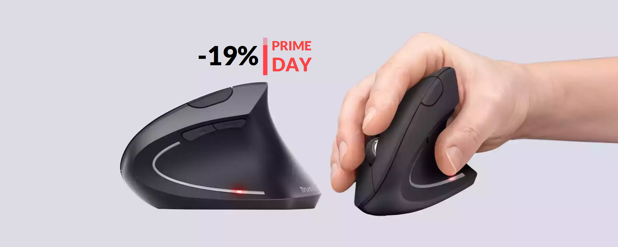 Mouse Wireless VERTICALE: minimo storico al Prime Day (16€) Mouse Wireless VERTICALE: minimo storico al Prime Day (16€)