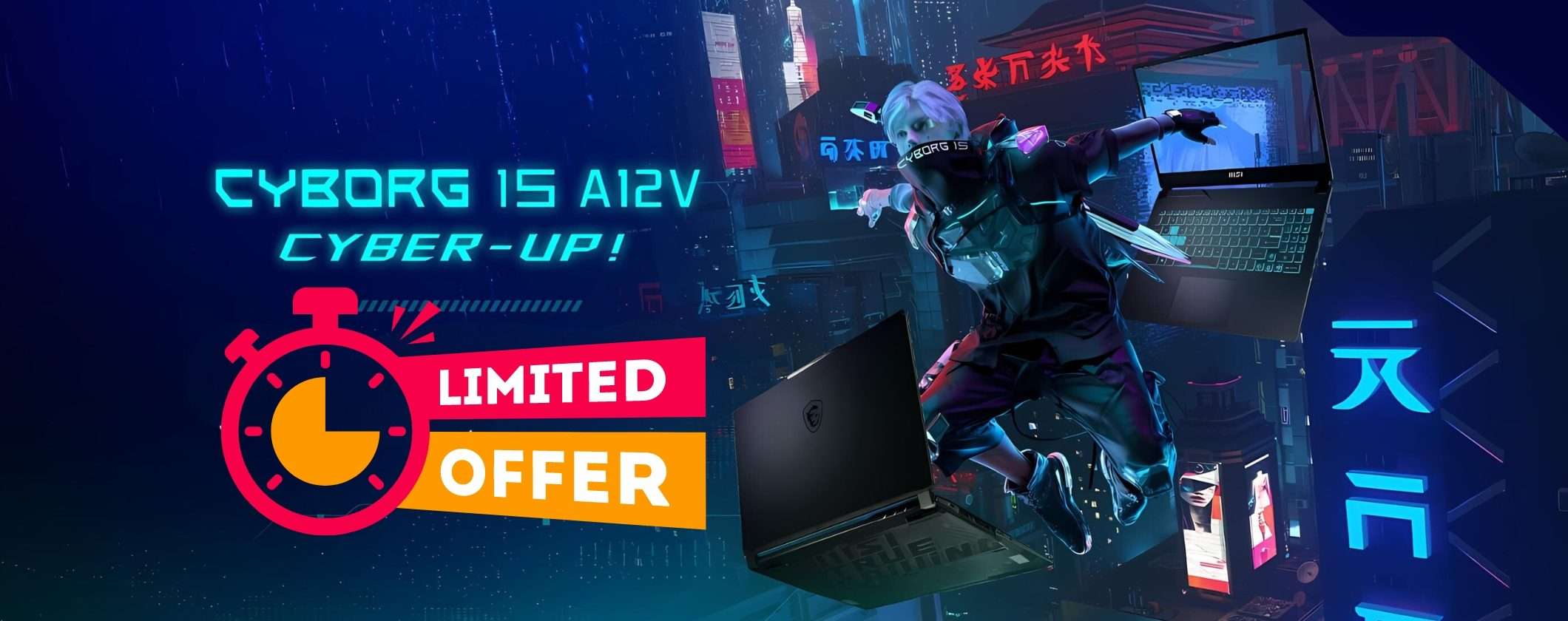 MSI Cyborg 15: Notebook Gaming POTENTE a meno di 1000€ per il Prime Day MSI Cyborg 15: Notebook Gaming POTENTE a meno di 1000€ per il Prime Day