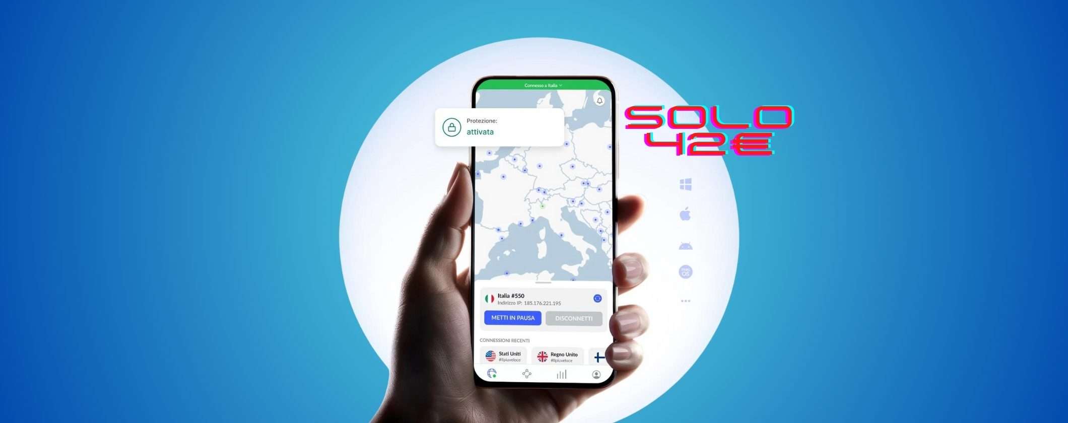 NordVPN Base a 42€ invece di 99€ su Amazon: attivala adesso NordVPN Base a 42€ invece di 99€ su Amazon: attivala adesso