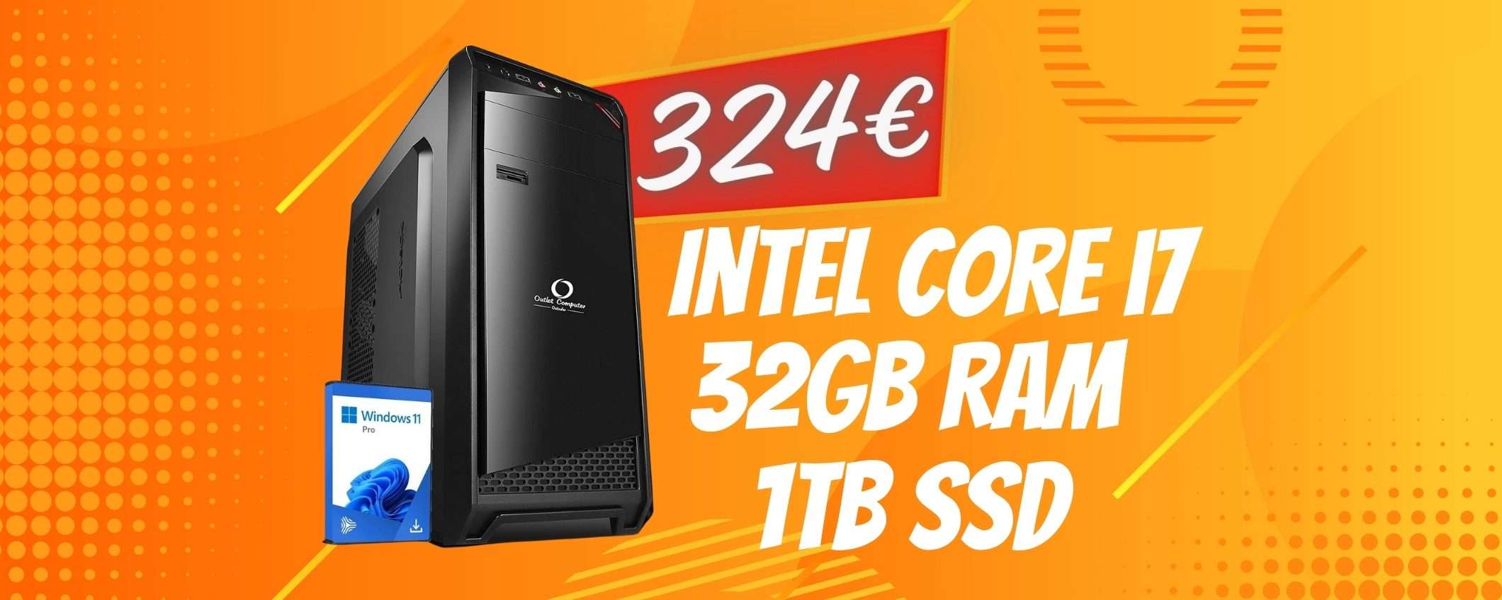 PC assemblato con i7, 32GB di RAM e SSD da 1TB a PREZZO ASSURDO PC assemblato con i7, 32GB di RAM e SSD da 1TB a PREZZO ASSURDO