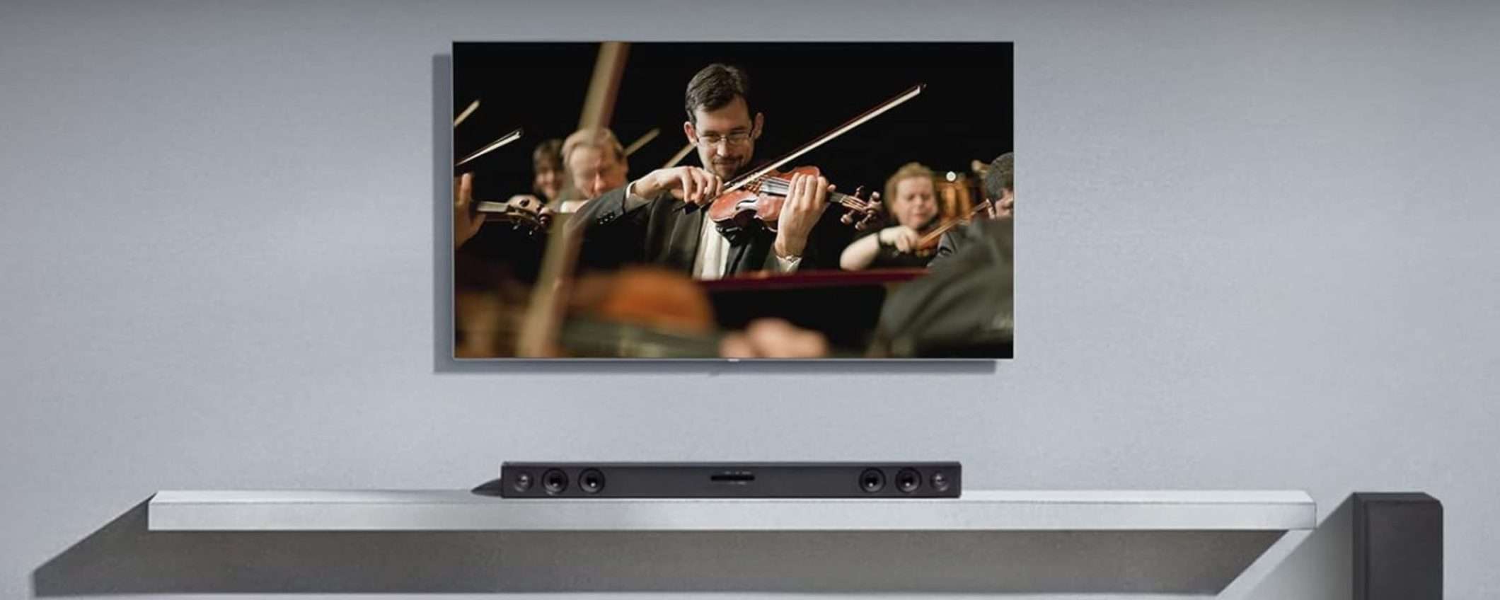 POTENZA ESPLOSIVA con la soundbar 2.1 di LG da 300W: sconto del 44% su Amazon POTENZA ESPLOSIVA con la soundbar 2.1 di LG da 300W: sconto del 44% su Amazon