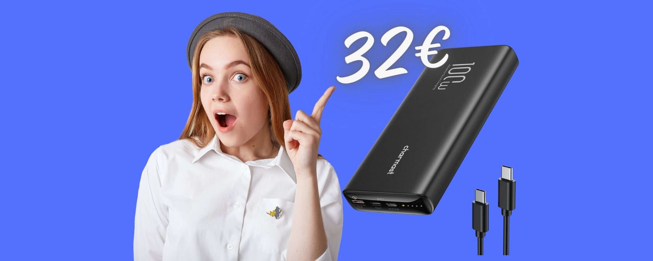 Power Bank da 100W e capacità da 20000 mAh a PREZZO SCIOLTO (32€) Power Bank da 100W e capacità da 20000 mAh a PREZZO SCIOLTO (32€)