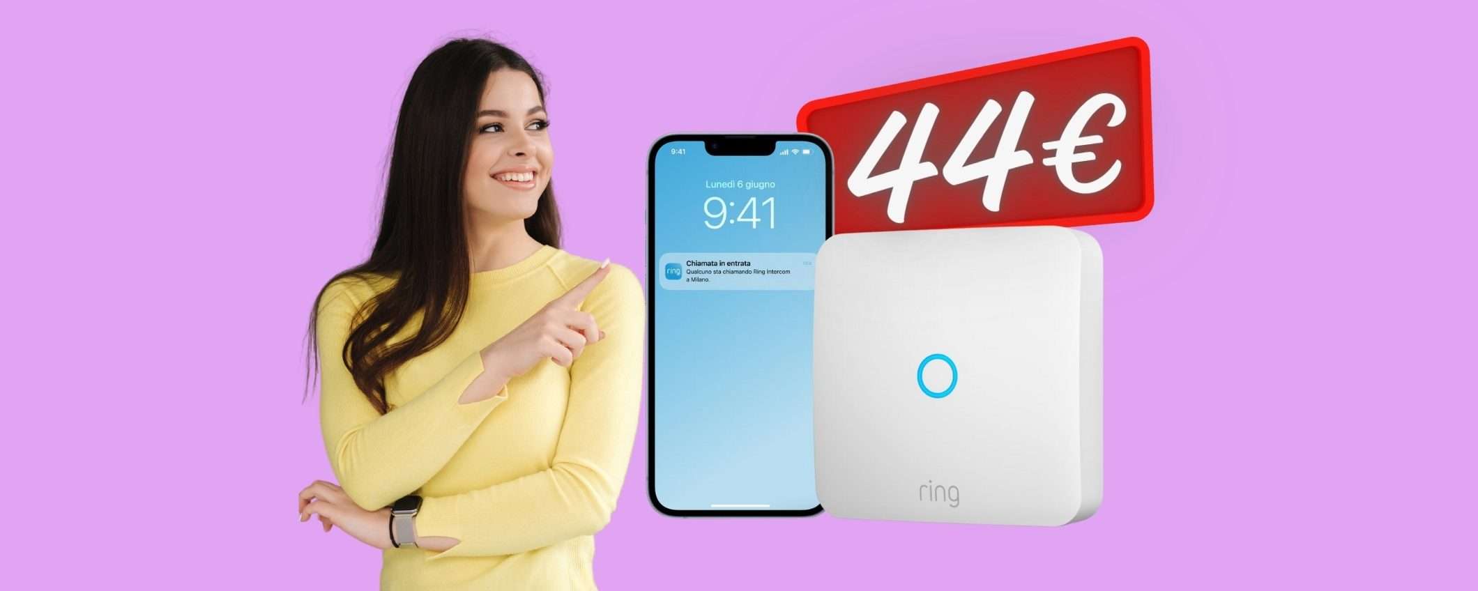 Ring Intercom: rendi smart il tuo citofono e apri la porta da remoto (44€) Ring Intercom: rendi smart il tuo citofono e apri la porta da remoto (44€)