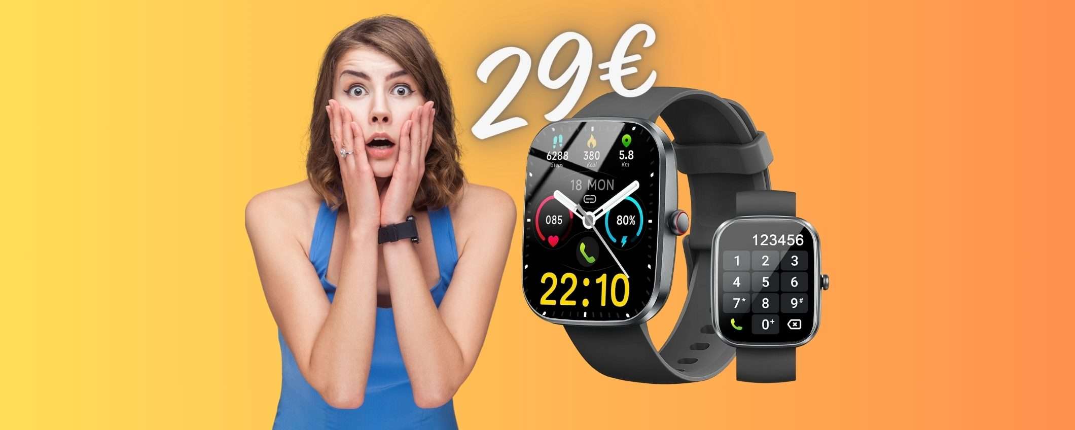 Rispondi alle chiamate con questo smartwatch a POCHISSIMO (29€) Rispondi alle chiamate con questo smartwatch a POCHISSIMO (29€)