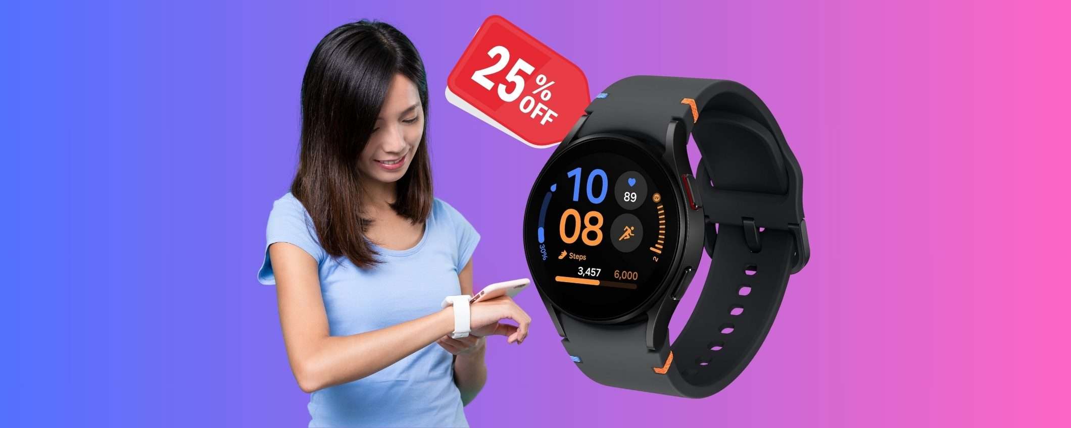 Samsung Galaxy Watch FE da 40mm al PREZZO più BASSO di SEMPRE Samsung Galaxy Watch FE da 40mm al PREZZO più BASSO di SEMPRE