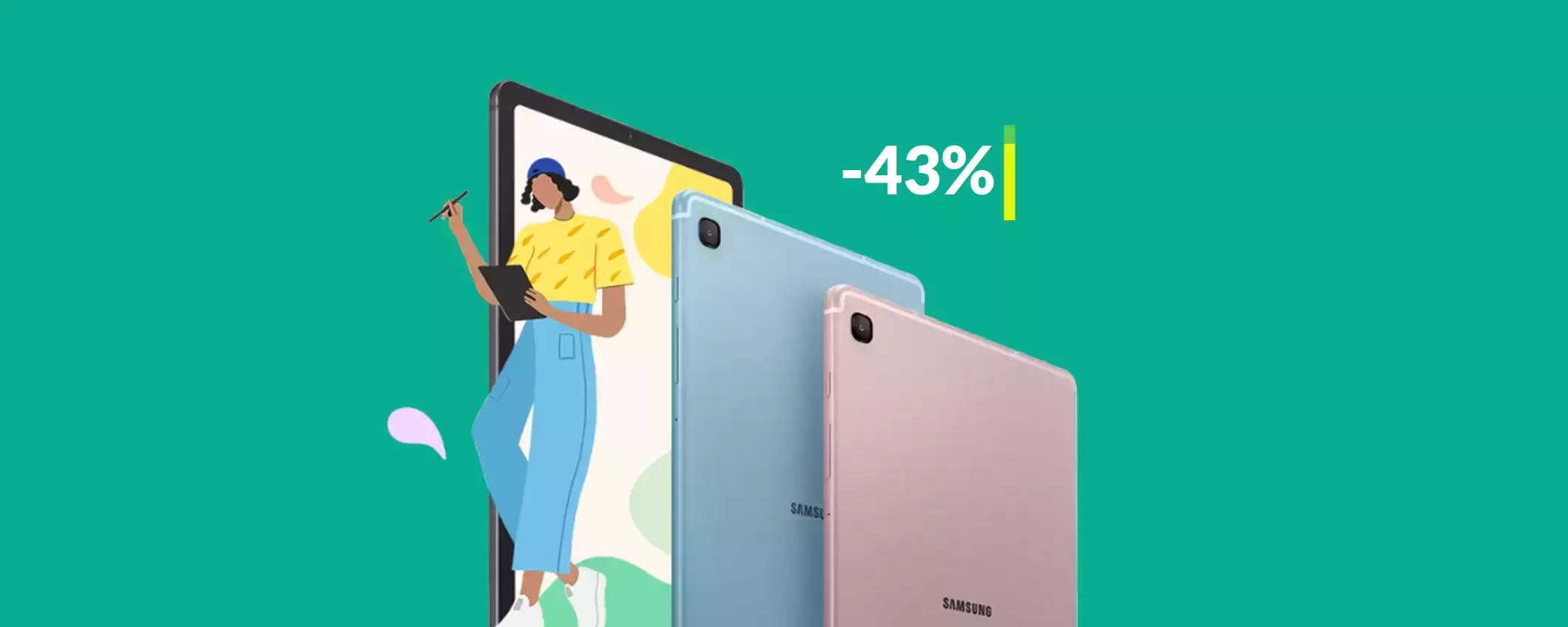Samsung Galaxy Tab S6 Lite (2024): sconto FOLLE del 31% su Amazon Samsung Galaxy Tab S6 Lite (2024): sconto FOLLE del 31% su Amazon