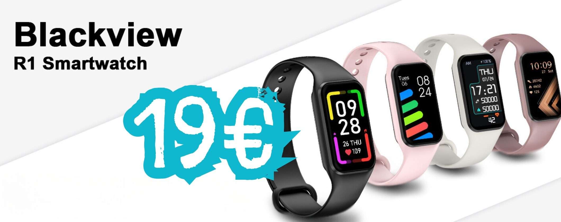 Smartwatch Blackview R1 a soli 19€: OFFERTA WOW su Amazon Smartwatch Blackview R1 a soli 19€: OFFERTA WOW su Amazon