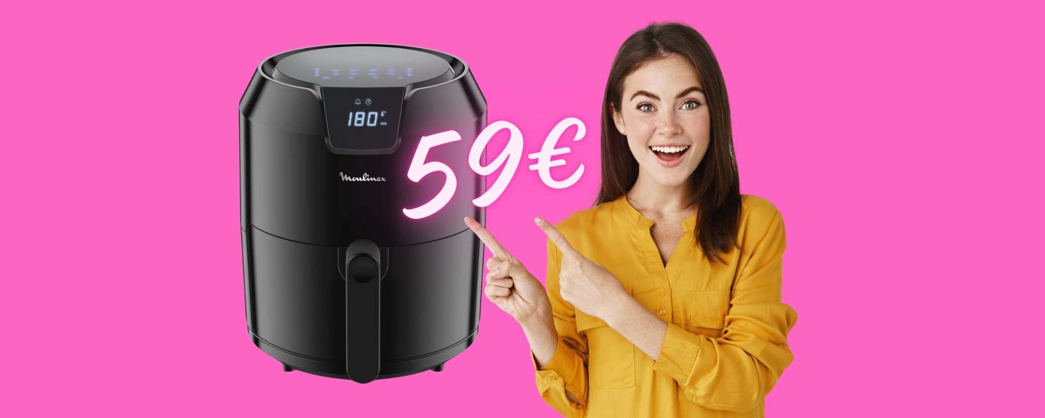 SOLO 59€ per una friggitrice ad aria: OFFERTA a tempo di Amazon SOLO 59€ per una friggitrice ad aria: OFFERTA a tempo di Amazon