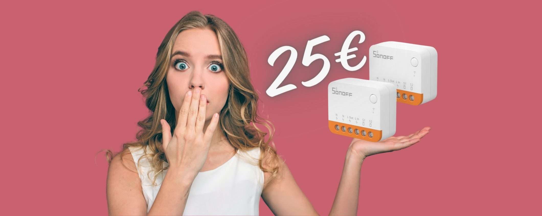 SONOFF MINI R4 (2Pz): relè intelligente per casa smart a COSTO BASSO SONOFF MINI R4 (2Pz): relè intelligente per casa smart a COSTO BASSO