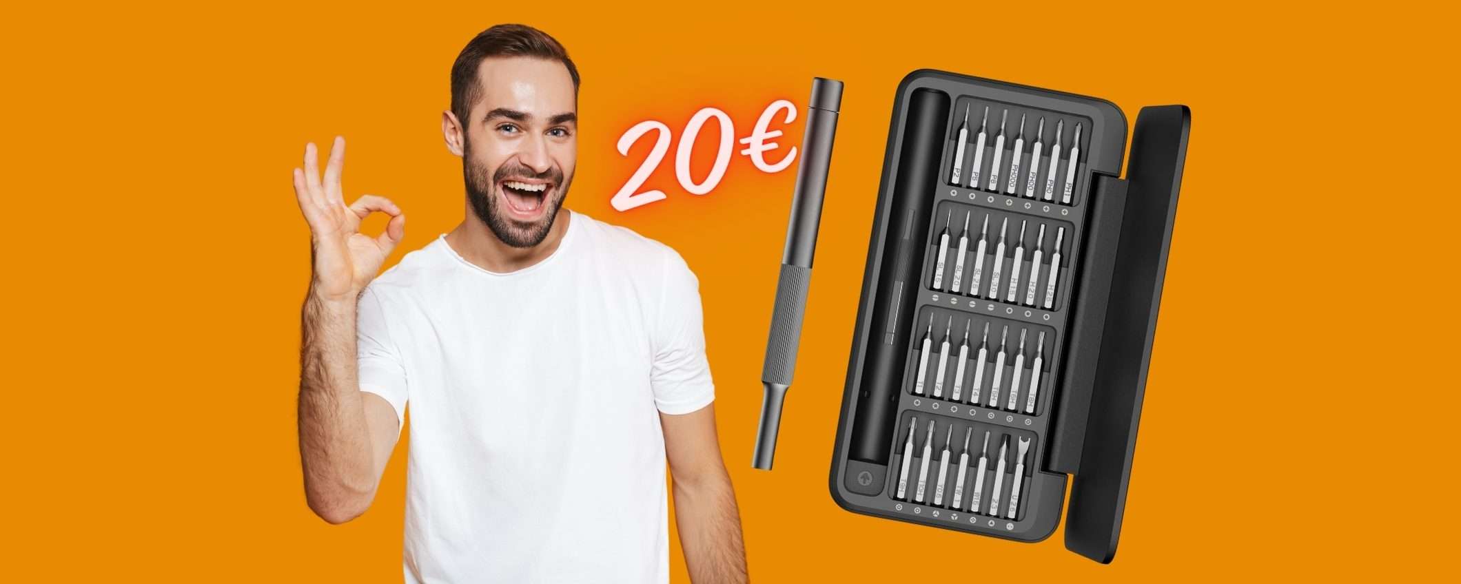 SPETTACOLARE set di cacciaviti di precisione con 28 pezzi a SOLI 20€ SPETTACOLARE set di cacciaviti di precisione con 28 pezzi a SOLI 20€