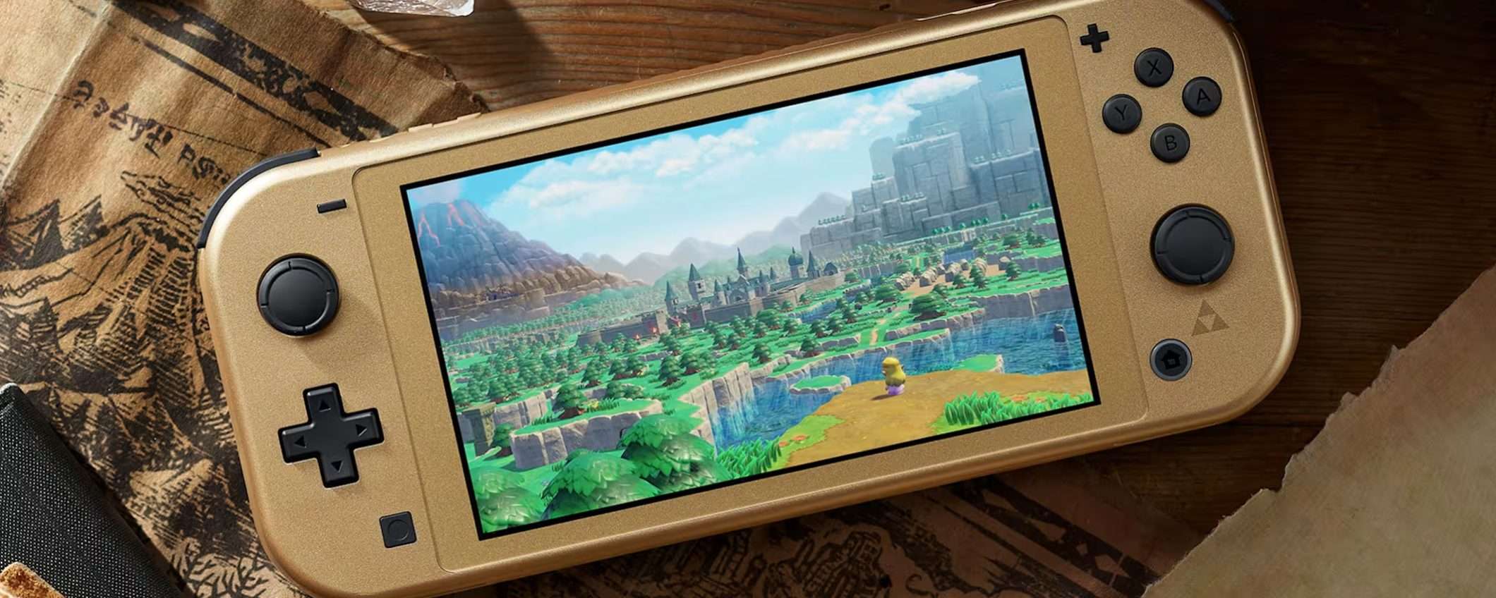 Preordini aperti per Nintendo Switch Lite ispirata a The Legend of Zelda Preordini aperti per Nintendo Switch Lite ispirata a The Legend of Zelda
