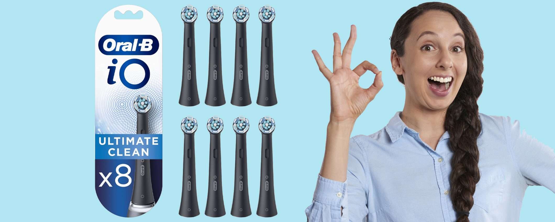 Testine Oral-B iO Ultimate Clean: sconto Prime Day SUPER (-35%) Testine Oral-B iO Ultimate Clean: sconto Prime Day SUPER (-35%)