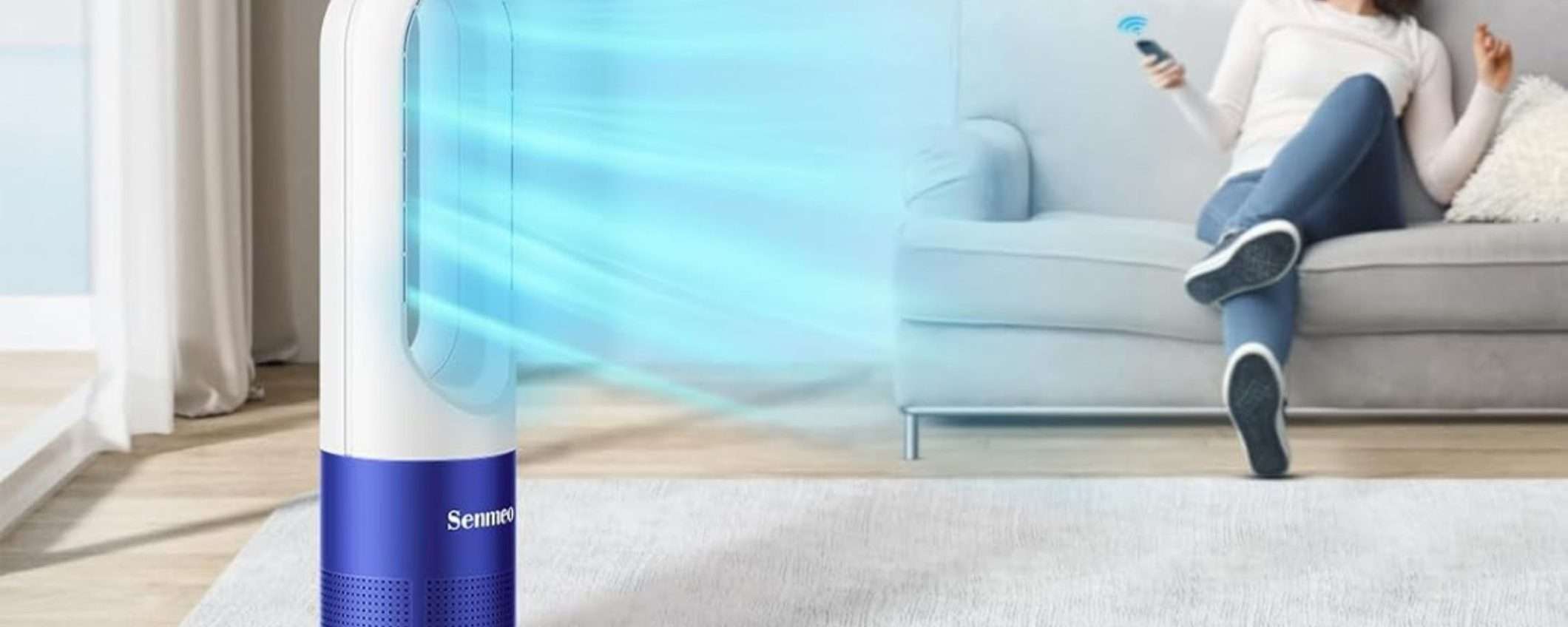 Ventilatore a piantana senza pale: POTENTE come un Dyson, ma a prezzo BOMBA Ventilatore a piantana senza pale: POTENTE come un Dyson, ma a prezzo BOMBA