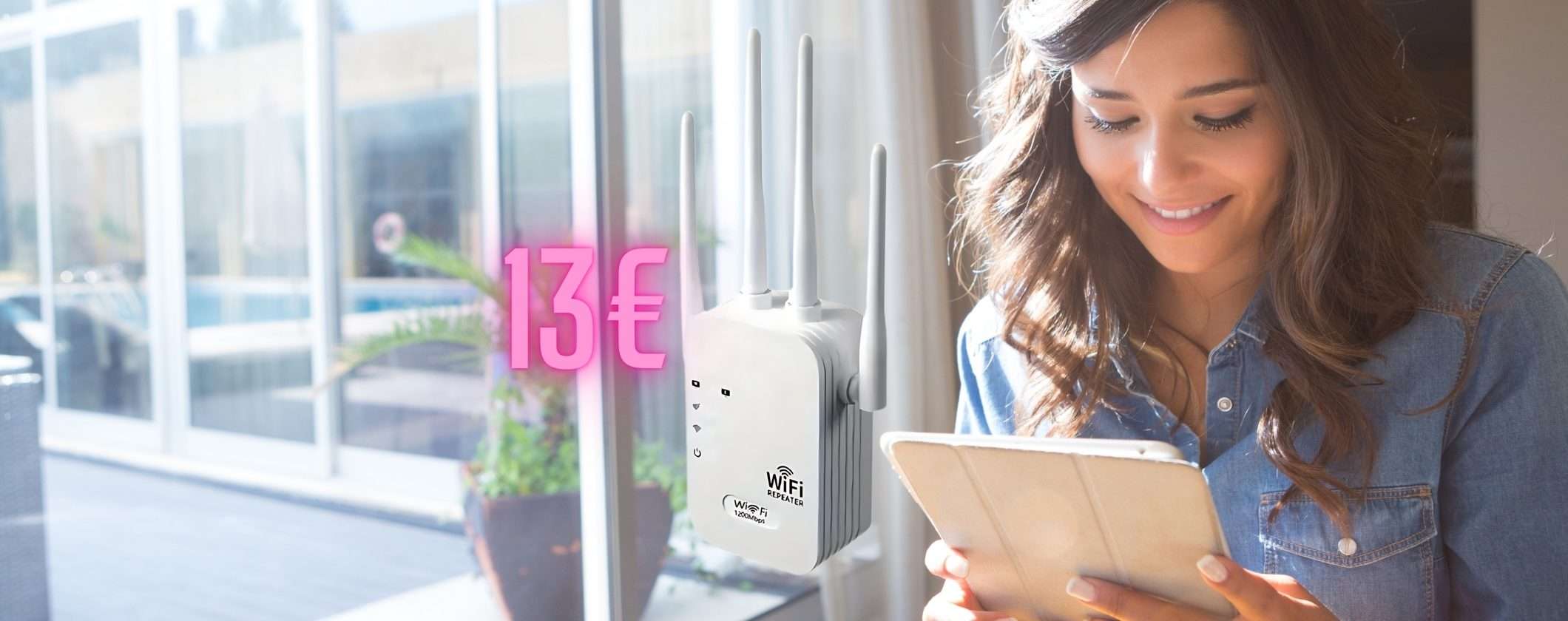 WiFi Extender 4 antenne in super OFFERTA a soli 13€ su TEMU WiFi Extender 4 antenne in super OFFERTA a soli 13€ su TEMU