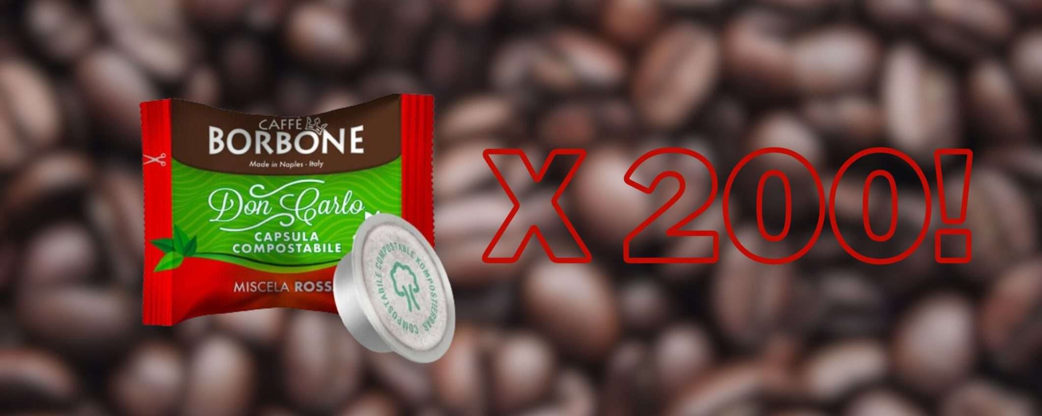 Caffè Borbone Don Carlo Red per A Modo Mio: 200 a prezzo WOW su eBay Caffè Borbone Don Carlo Red per A Modo Mio: 200 a prezzo WOW su eBay