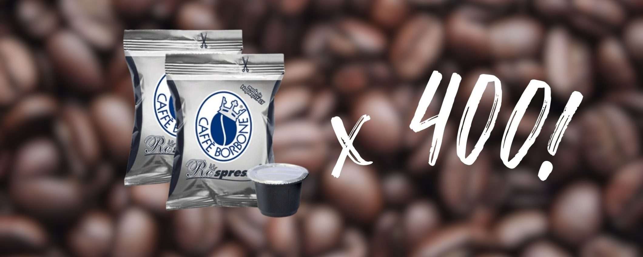400 Capsule Caffè Borbone Respresso Nera a soli 71€ su eBay 400 Capsule Caffè Borbone Respresso Nera a soli 71€ su eBay