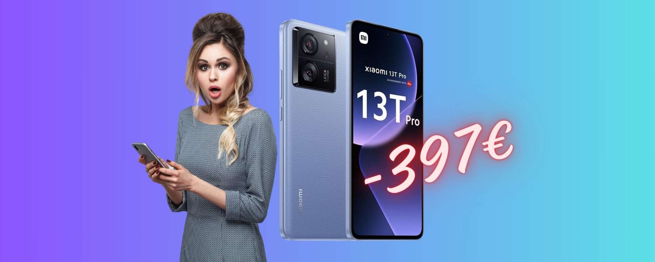 Xiaomi 13T Pro 5G (12/512GB) a PREZZO ASSURDO su eBay, -397€ Xiaomi 13T Pro 5G (12/512GB) a PREZZO ASSURDO su eBay, -397€