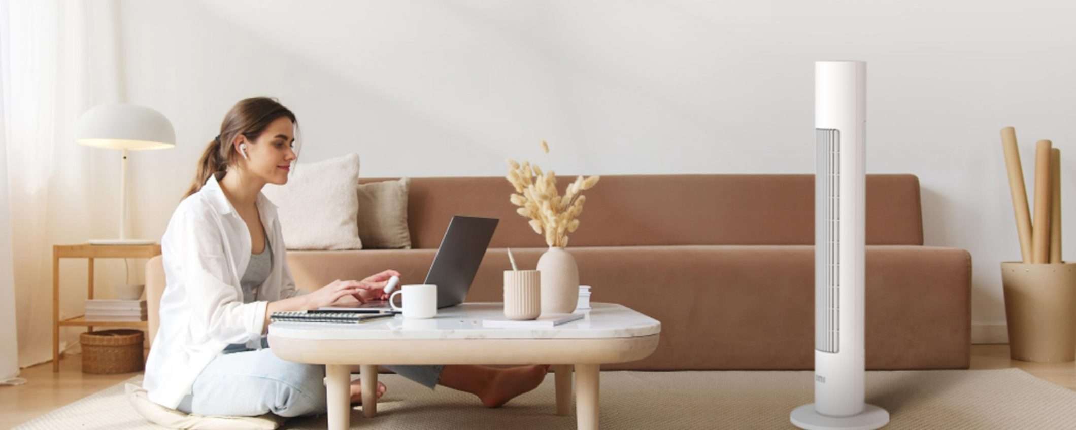 Sconfiggi il caldo dentro casa con la Xiaomi Smart Tower Fan in super offerta Sconfiggi il caldo dentro casa con la Xiaomi Smart Tower Fan in super offerta