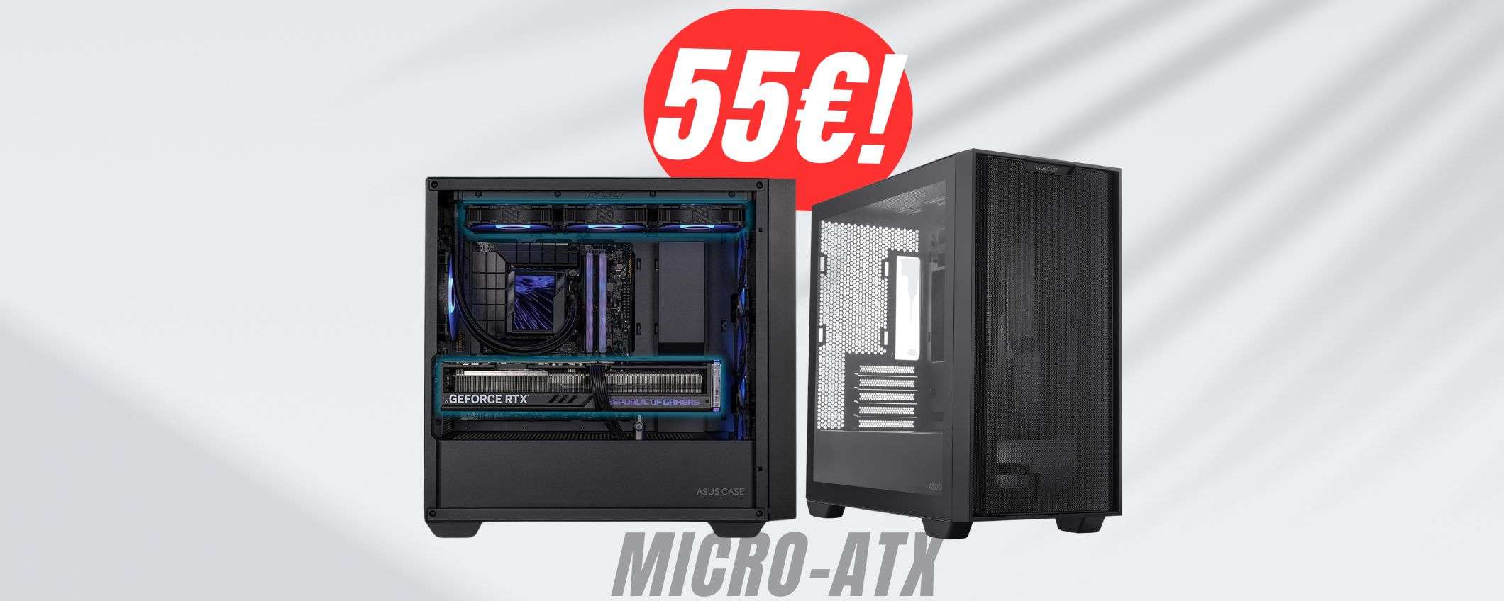 Piccolissimo e SUPER-CAPIENTE: il case di ASUS (55€) sta andando a ruba! Piccolissimo e SUPER-CAPIENTE: il case di ASUS (55€) sta andando a ruba!