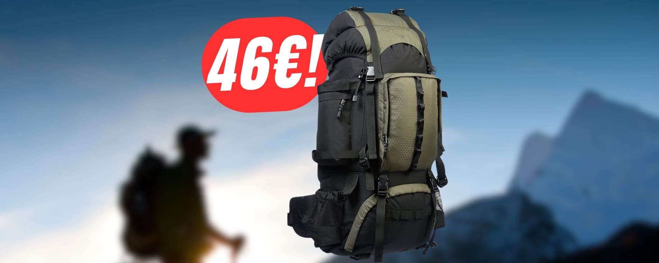 Zaino da escursionismo (75L) a soli 46€? Pochissimi pezzi disponibili! Zaino da escursionismo (75L) a soli 46€? Pochissimi pezzi disponibili!