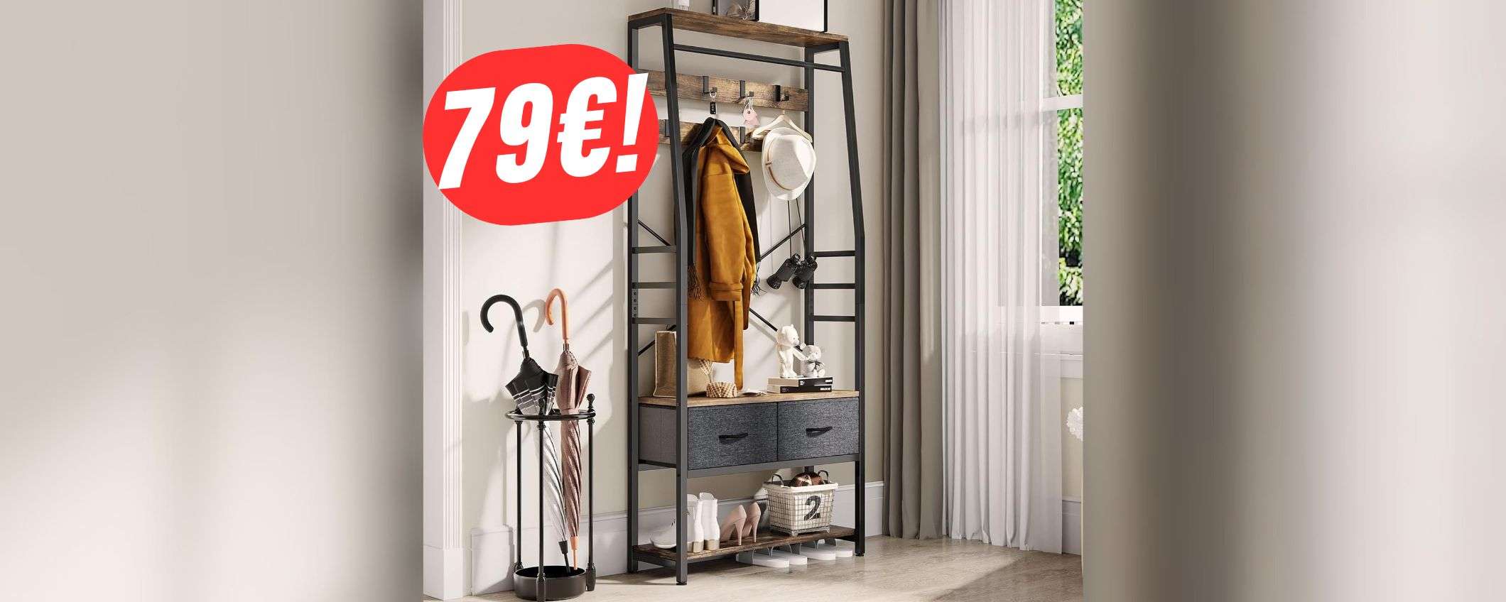L'appendiabiti perfetto esiste e costa solo 79€ (grazie a questo COUPON!) L'appendiabiti perfetto esiste e costa solo 79€ (grazie a questo COUPON!)