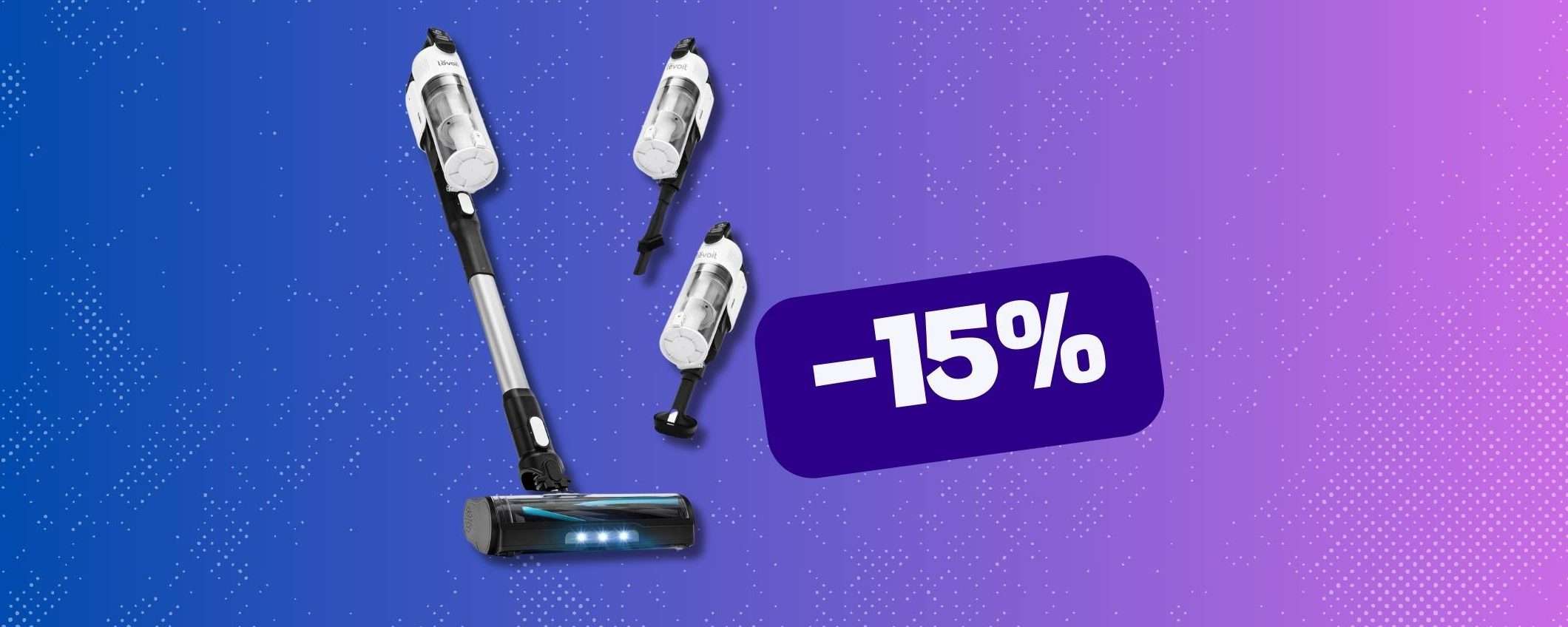 Aspirapolvere Levoit: leggero, senza fili e in sconto TOP del 15% Aspirapolvere Levoit: leggero, senza fili e in sconto TOP del 15%