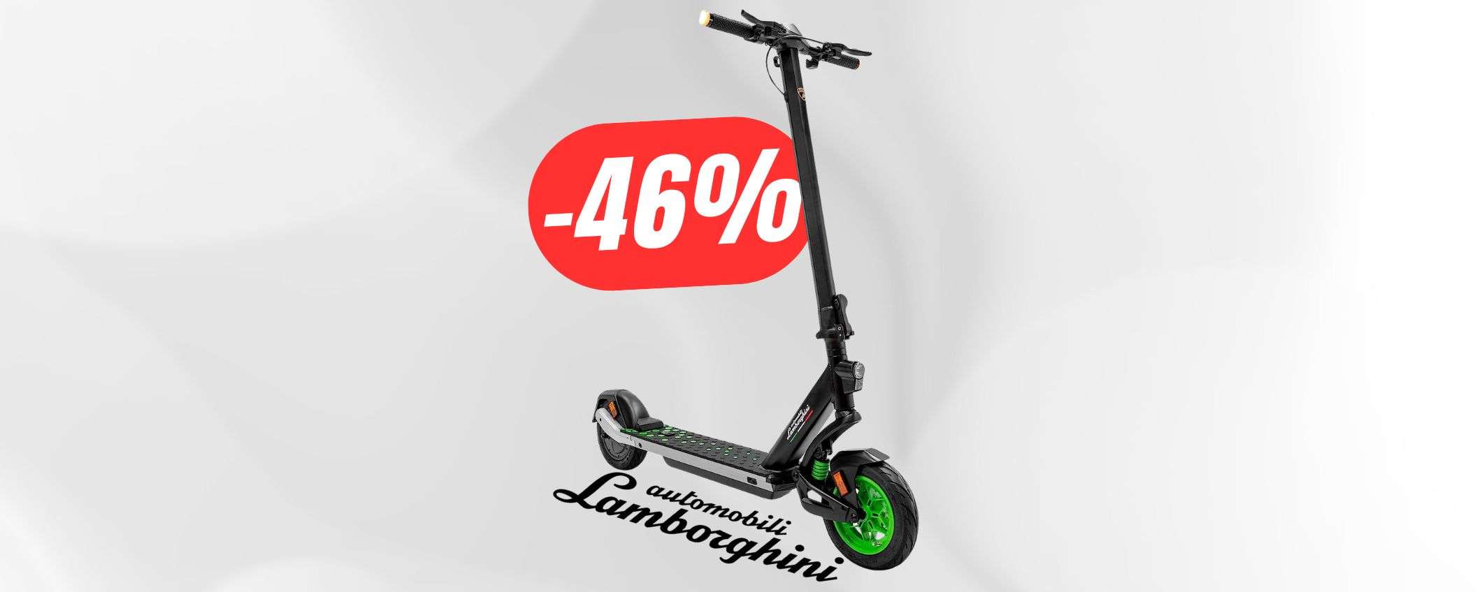 Il MONOPATTINO ELETTRICO Lamborghini è in sconto del 46% su Amazon! Il MONOPATTINO ELETTRICO Lamborghini è in sconto del 46% su Amazon!