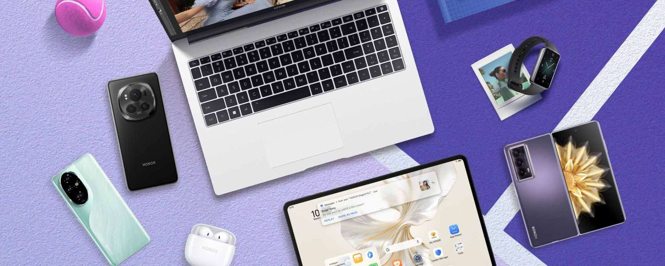 HONOR Back to School: fino al 45% di sconto su smartphone, tablet e laptop HONOR Back to School: fino al 45% di sconto su smartphone, tablet e laptop
