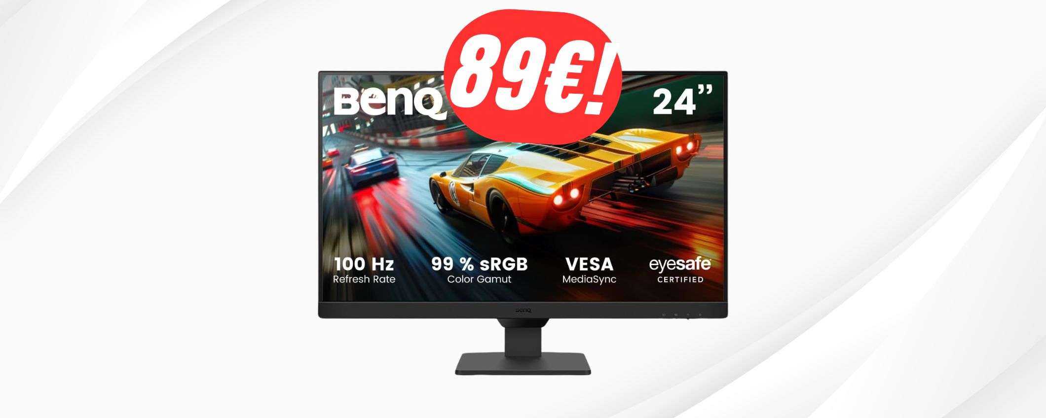 Solo 89€ per il MONITOR Full HD da 100Hz: questo andrà a ruba! Solo 89€ per il MONITOR Full HD da 100Hz: questo andrà a ruba!
