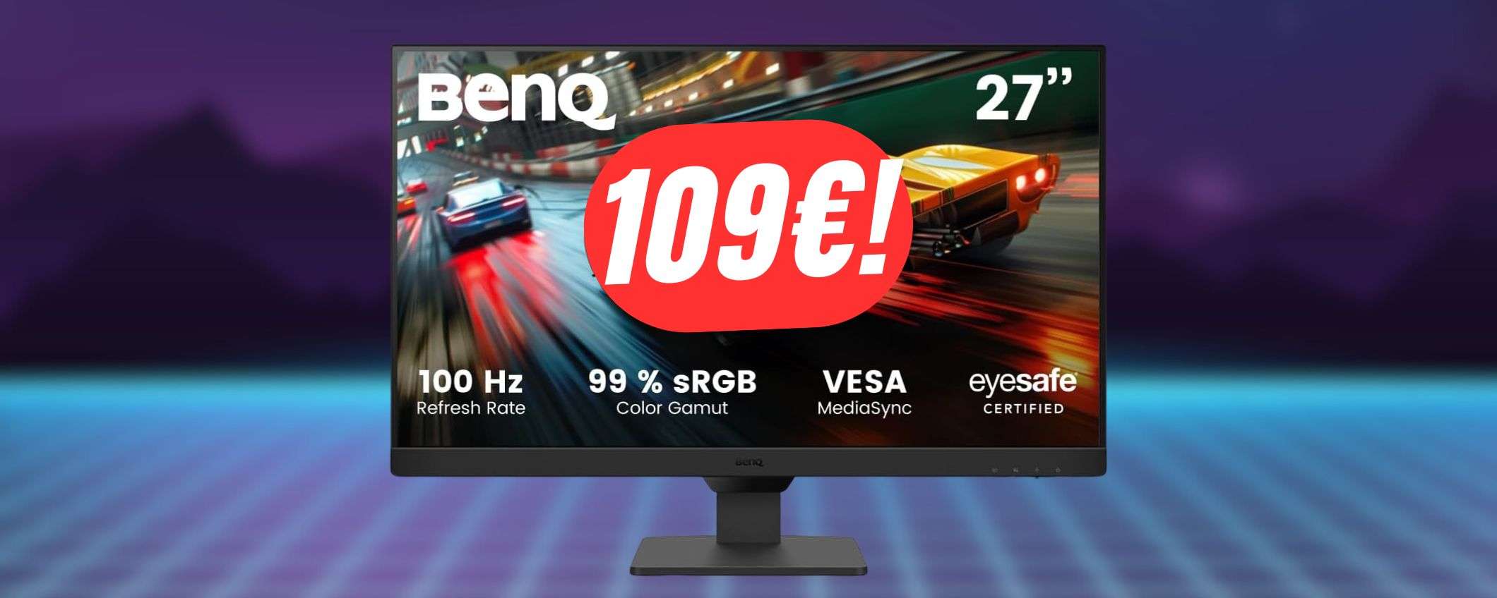 MINIMO STORICO per il MONITOR 1080p e 100Hz (solo 109€!) MINIMO STORICO per il MONITOR 1080p e 100Hz (solo 109€!)