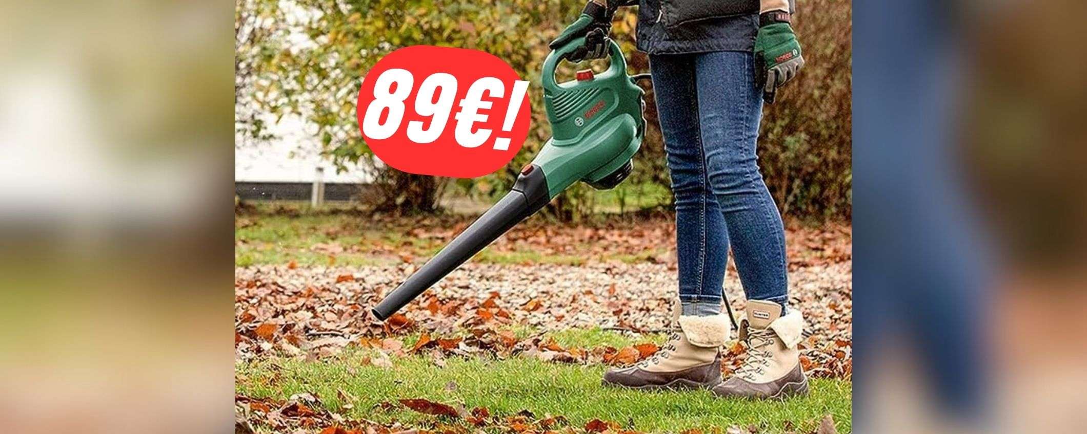 SOFFIATORE-ASPIRATORE Bosch a soli 89€ grazie a questo COUPON! SOFFIATORE-ASPIRATORE Bosch a soli 89€ grazie a questo COUPON!
