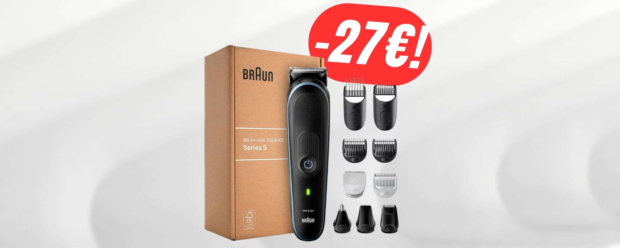 Risparmia 27€ sul RASOIO Braun 10 in 1 (è anche IMPERMEABILE!) Risparmia 27€ sul RASOIO Braun 10 in 1 (è anche IMPERMEABILE!)