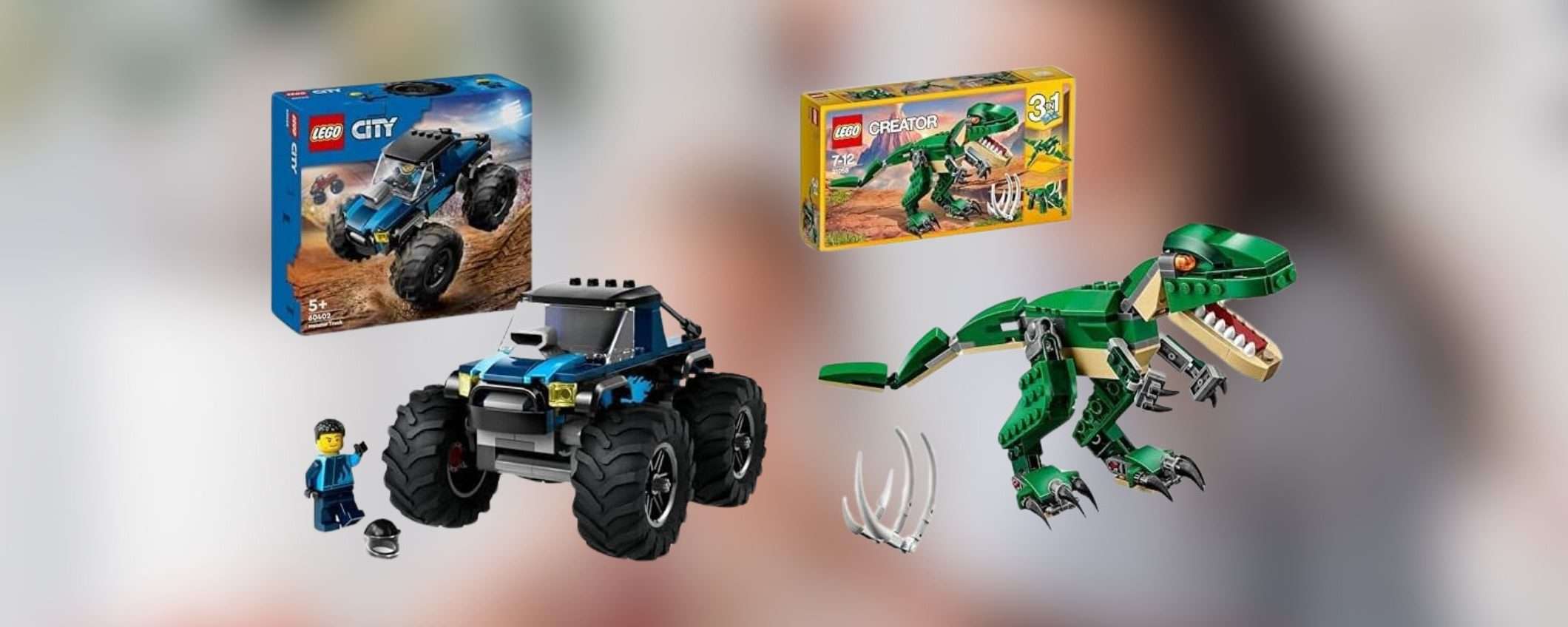LEGO Monster Truck e Dinosauro: doppio set in bundle su Amazon con sconto LEGO Monster Truck e Dinosauro: doppio set in bundle su Amazon con sconto