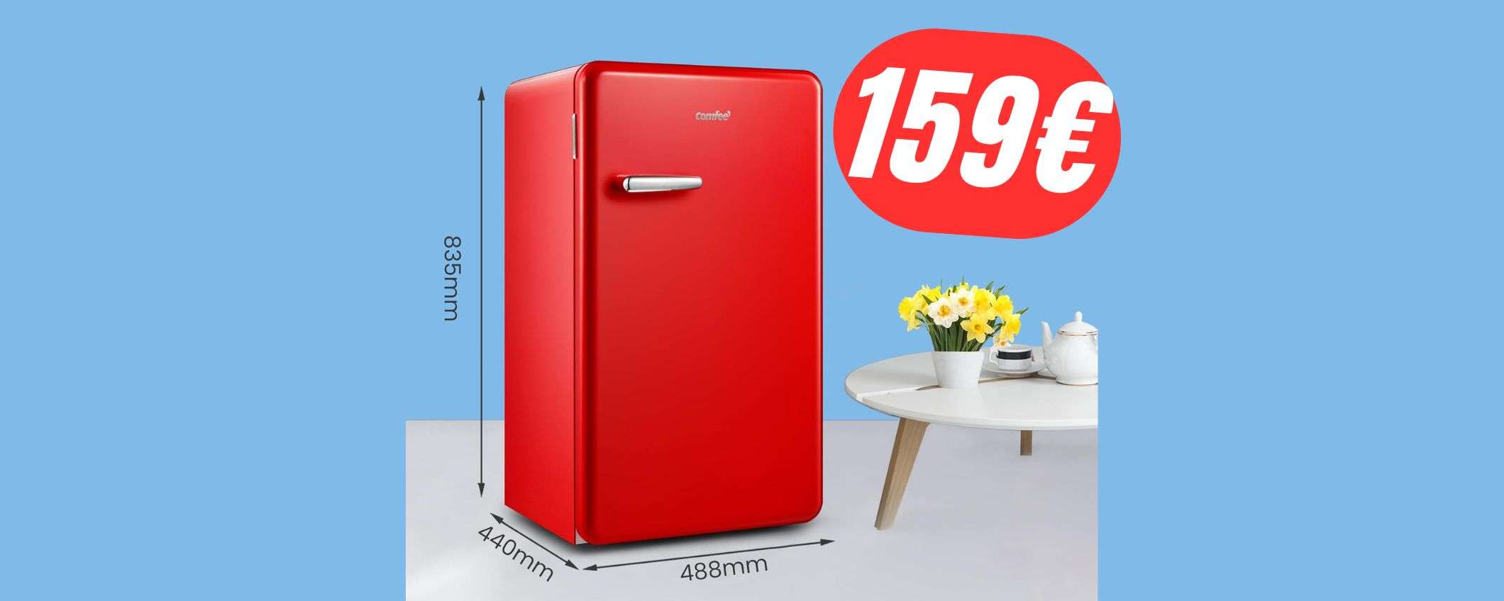 MINIMO STORICO per il MINI-FRIGO con freezer: costa solo 159€! MINIMO STORICO per il MINI-FRIGO con freezer: costa solo 159€!