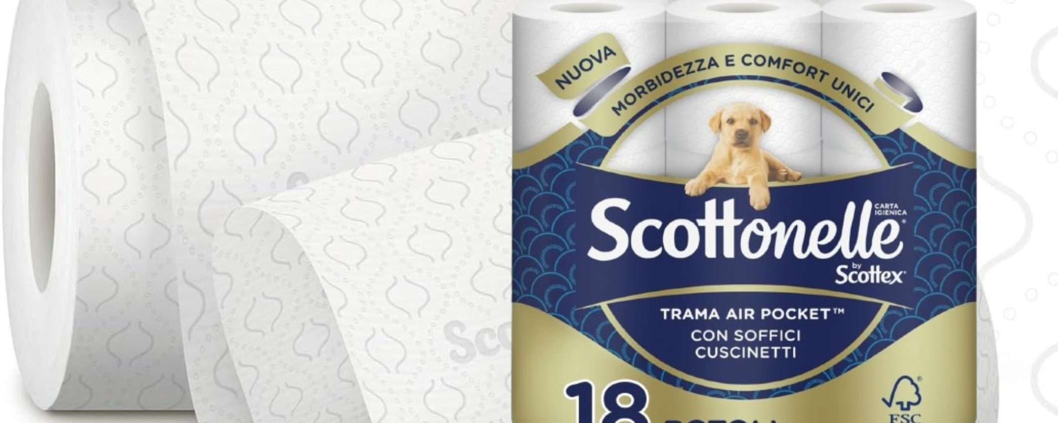 Scottonelle promo SHOCK su Amazon: 18 rotoli di carta igienica PREMIUM a 6,09€ Scottonelle promo SHOCK su Amazon: 18 rotoli di carta igienica PREMIUM a 6,09€