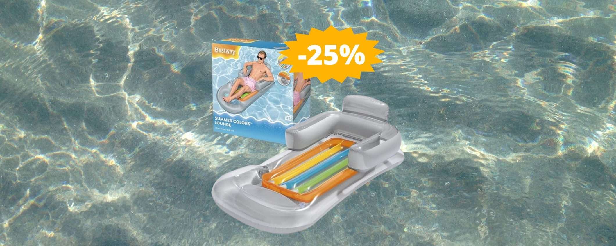 Il materassino gonfiabile più venduto su Amazon: SUPER sconto del 25% Il materassino gonfiabile più venduto su Amazon: SUPER sconto del 25%