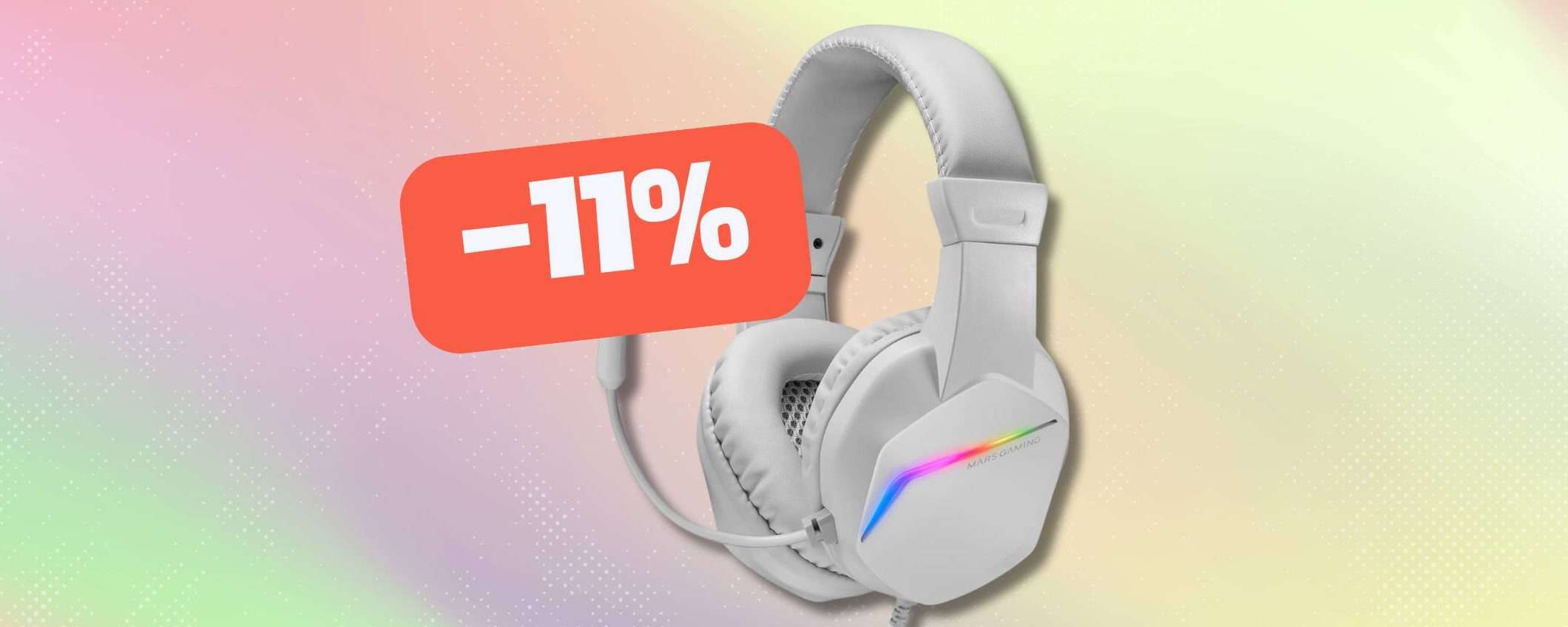 Bellissime Cuffie Mars Gaming MH122 in sconto TOP (-11%) Bellissime Cuffie Mars Gaming MH122 in sconto TOP (-11%)