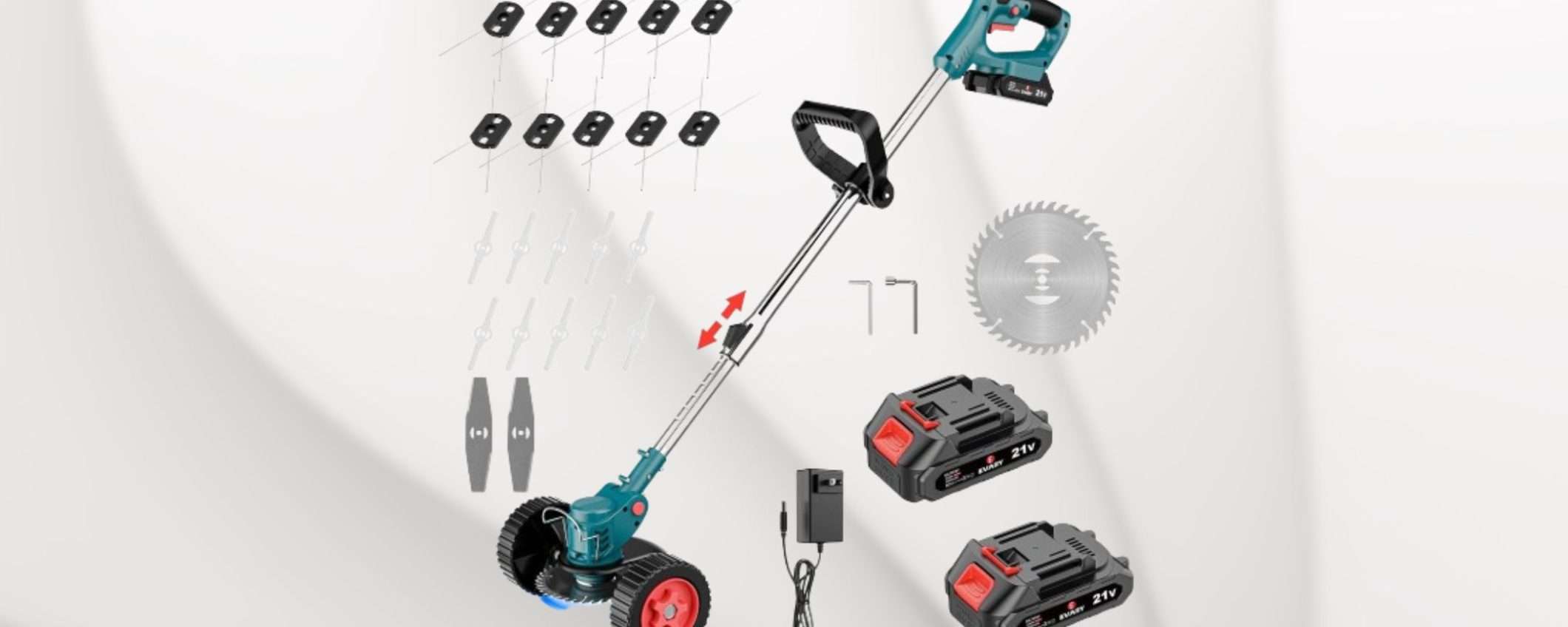 Decespugliatore a 49,99€ con 2 batterie: prato PERFETTO, minimo sforzo Decespugliatore a 49,99€ con 2 batterie: prato PERFETTO, minimo sforzo