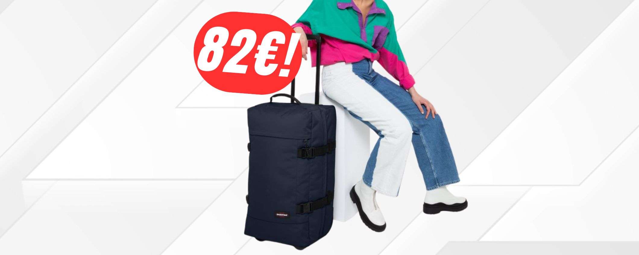 Risparmia 97€ e viaggia comodo con la VALIGIA Eastpak da 78L! Risparmia 97€ e viaggia comodo con la VALIGIA Eastpak da 78L!