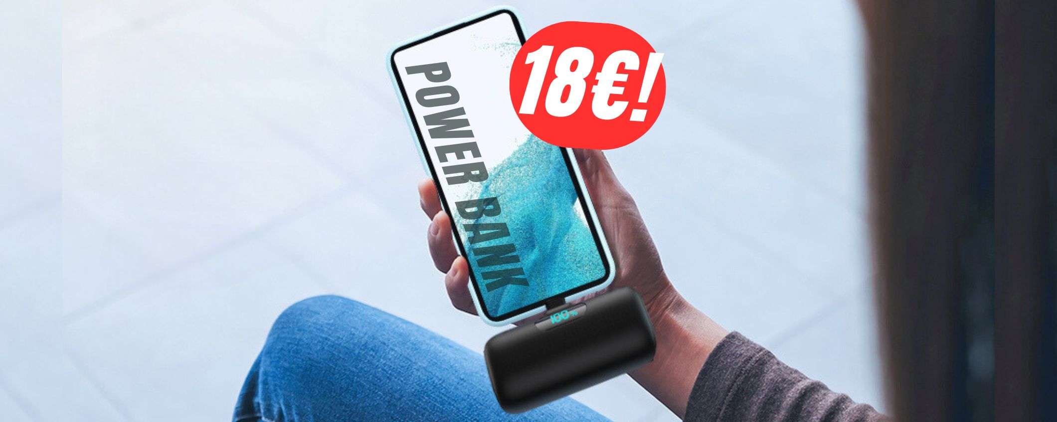 Prezzo più basso di sempre per il POWER BANK rapidissimo e piccolissimo (-37%!) Prezzo più basso di sempre per il POWER BANK rapidissimo e piccolissimo (-37%!)