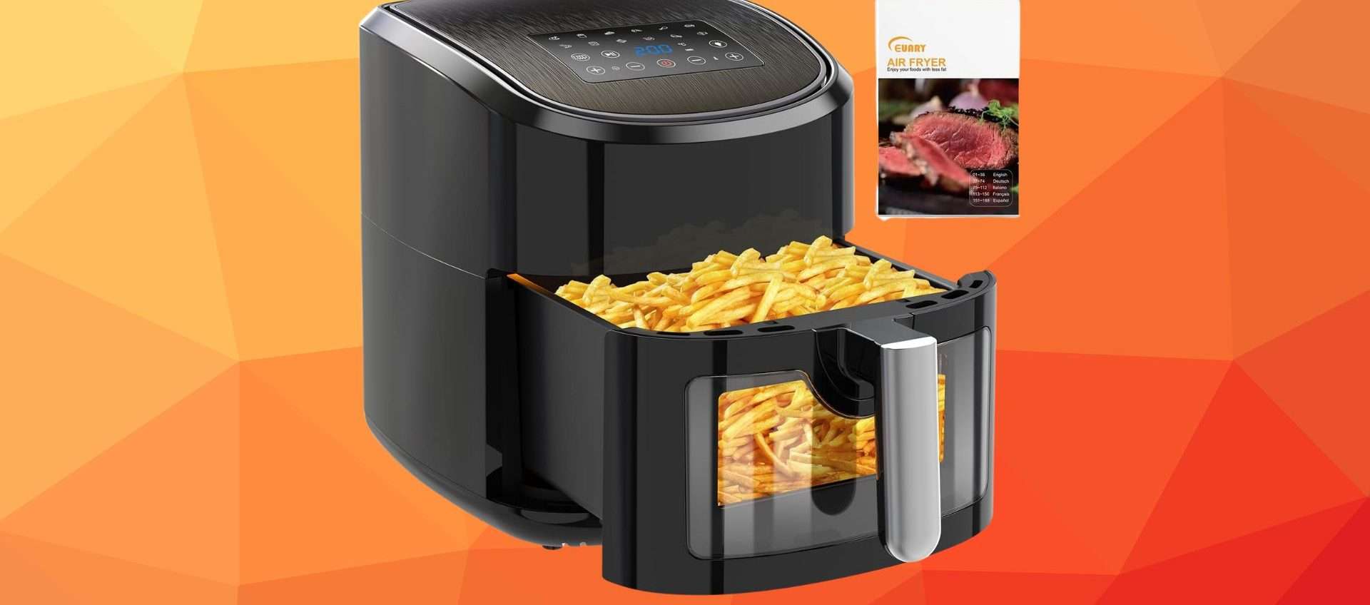 Friggitrice ad aria XXL, prezzo irresistibile: cucinare sano diventa semplicissimo Friggitrice ad aria XXL, prezzo irresistibile: cucinare sano diventa semplicissimo