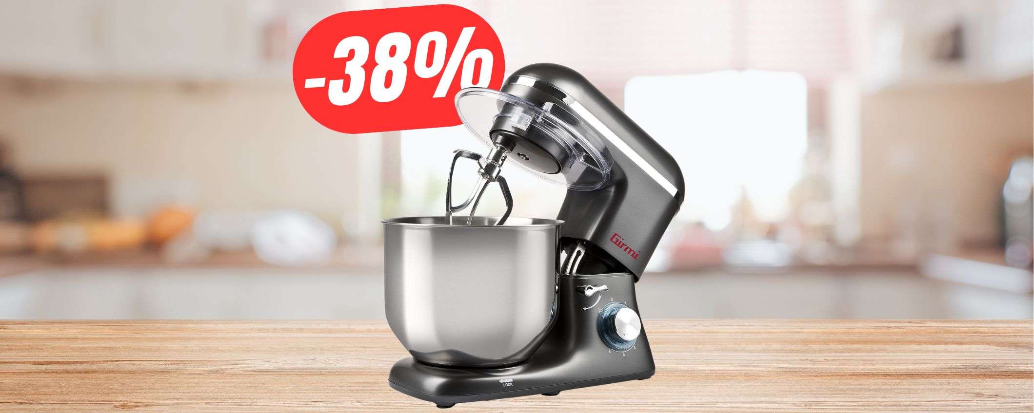 Impasta fino a 3KG con la PLANETARIA al 38% in meno! Impasta fino a 3KG con la PLANETARIA al 38% in meno!