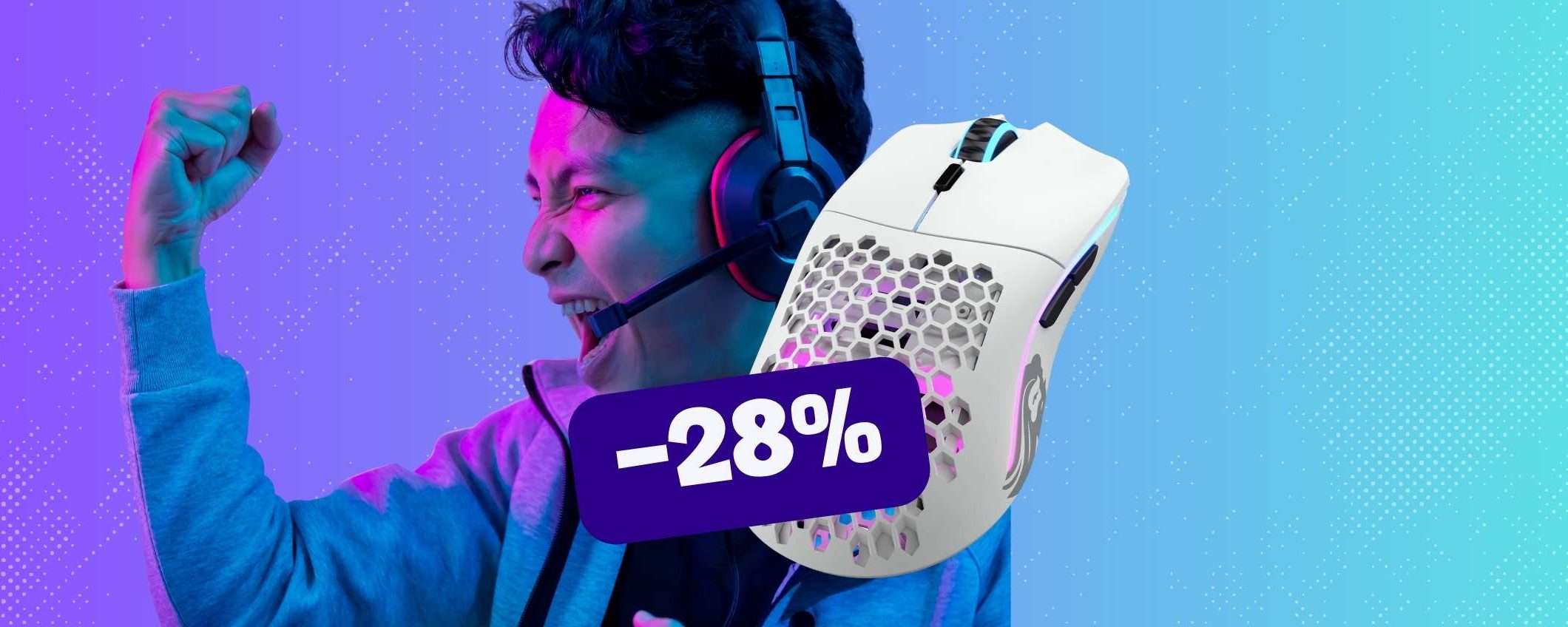 Vuoi giocare come un PRO? Fallo col mouse Glorious Gaming Model O- (-28%) Vuoi giocare come un PRO? Fallo col mouse Glorious Gaming Model O- (-28%)