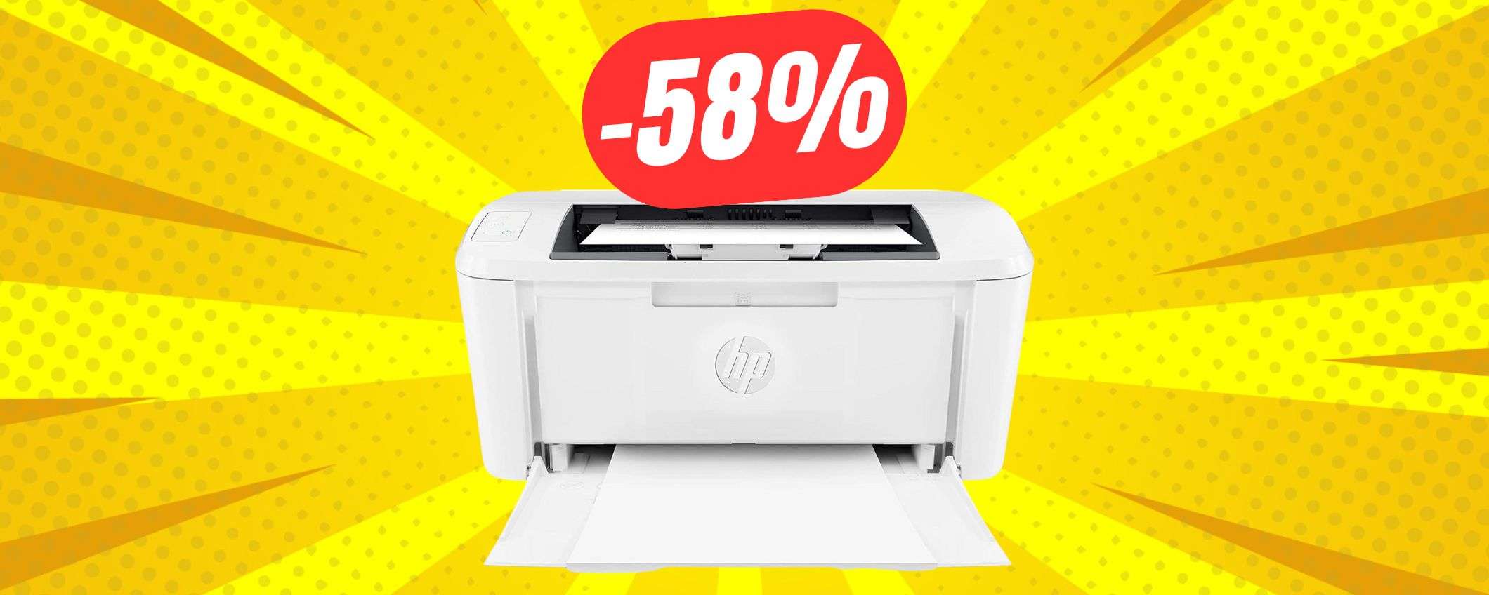 FOLLE SCONTO del 58% per questa STAMPANTE HP! FOLLE SCONTO del 58% per questa STAMPANTE HP!