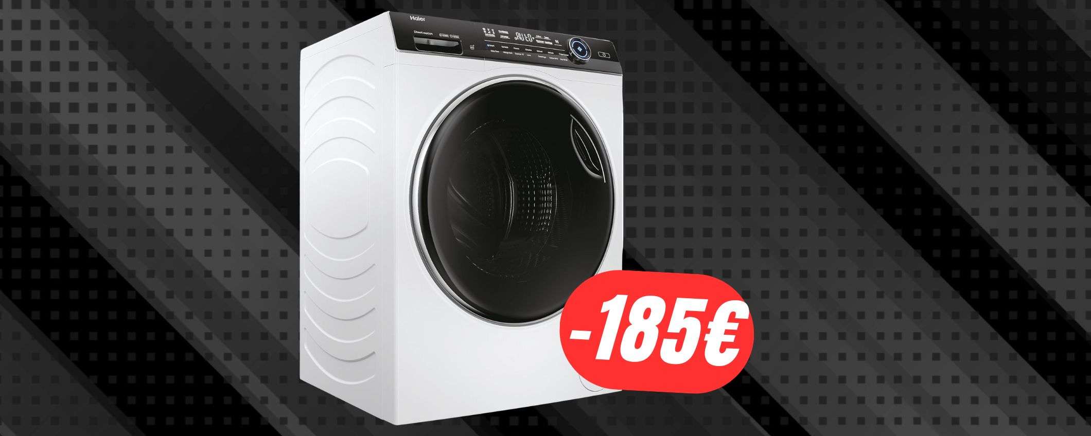 SCONTO FOLLE di 185€ per questa LAVATRICE Smart (12Kg) SCONTO FOLLE di 185€ per questa LAVATRICE Smart (12Kg)