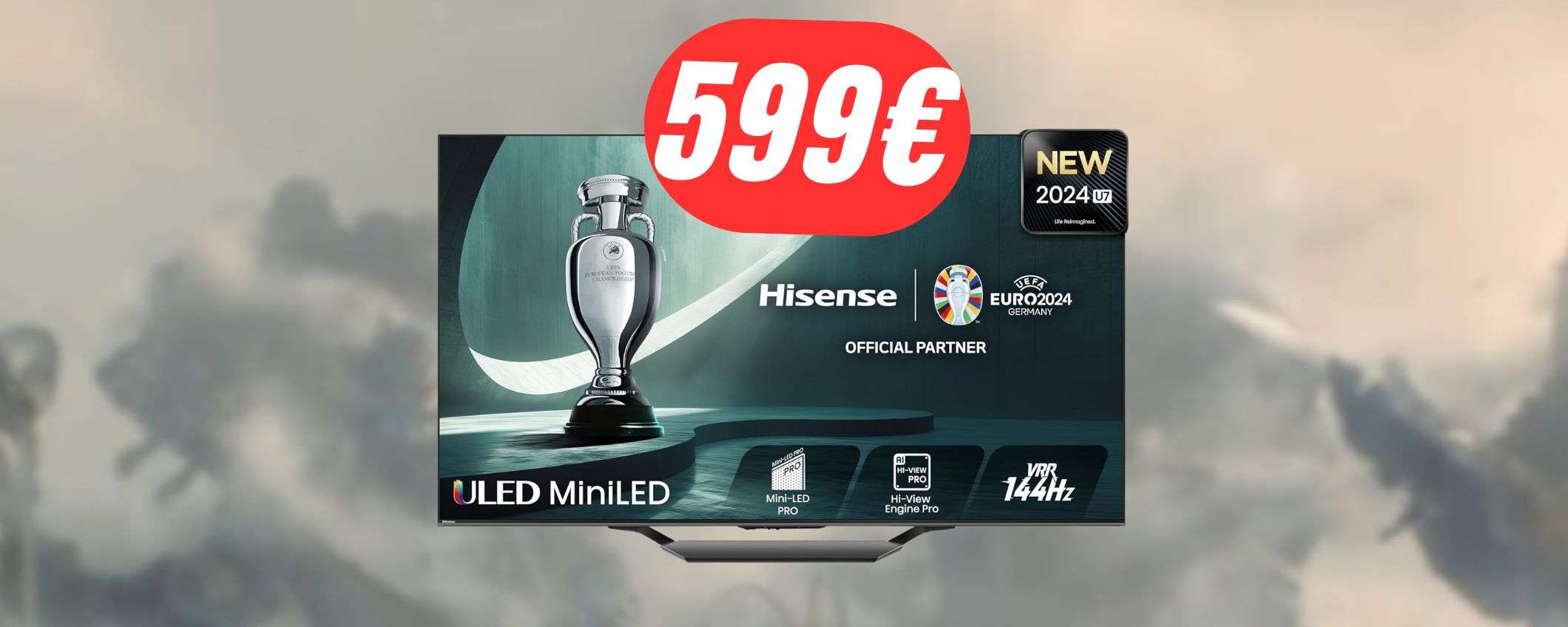 Smart TV perfetta per il gaming? È di Hisense e costa 599€ grazie a quest'OFFERTA! Smart TV perfetta per il gaming? È di Hisense e costa 599€ grazie a quest'OFFERTA!
