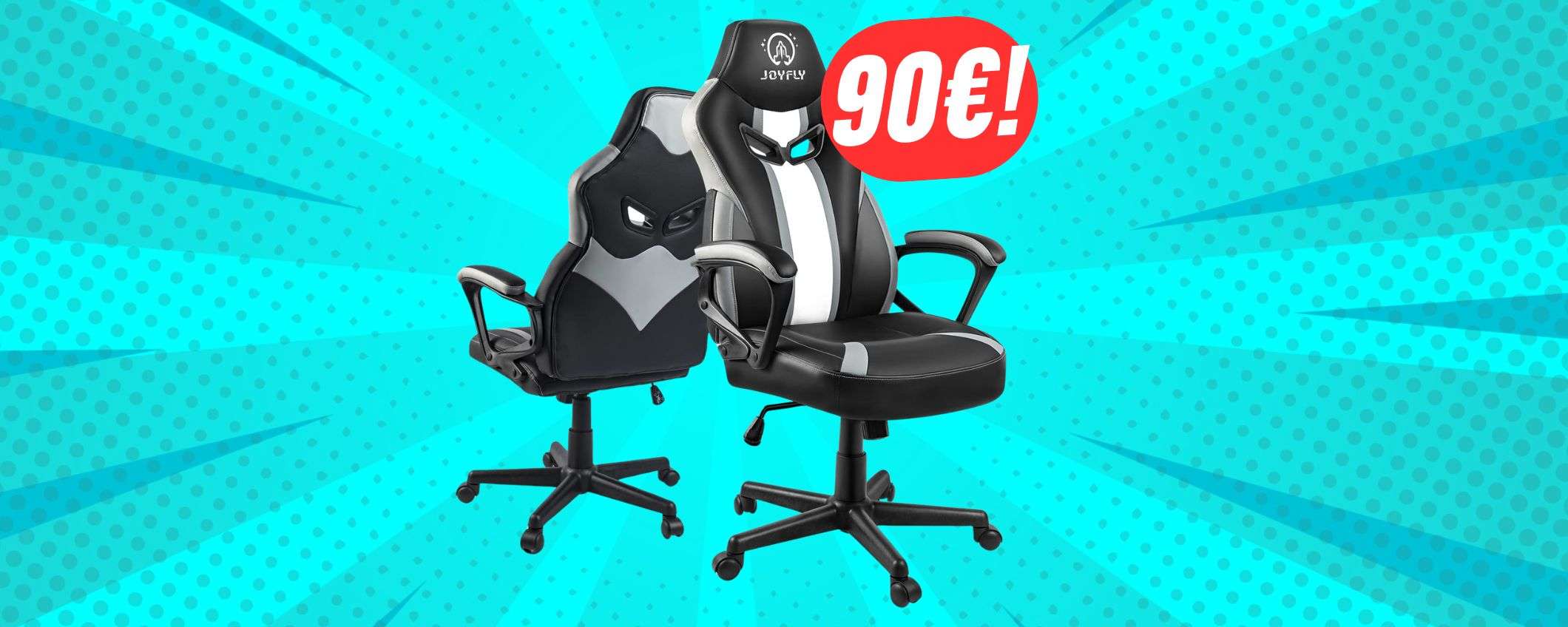 Gioca come sul divano grazie alla SEDIA da GAMING (-39€) Gioca come sul divano grazie alla SEDIA da GAMING (-39€)